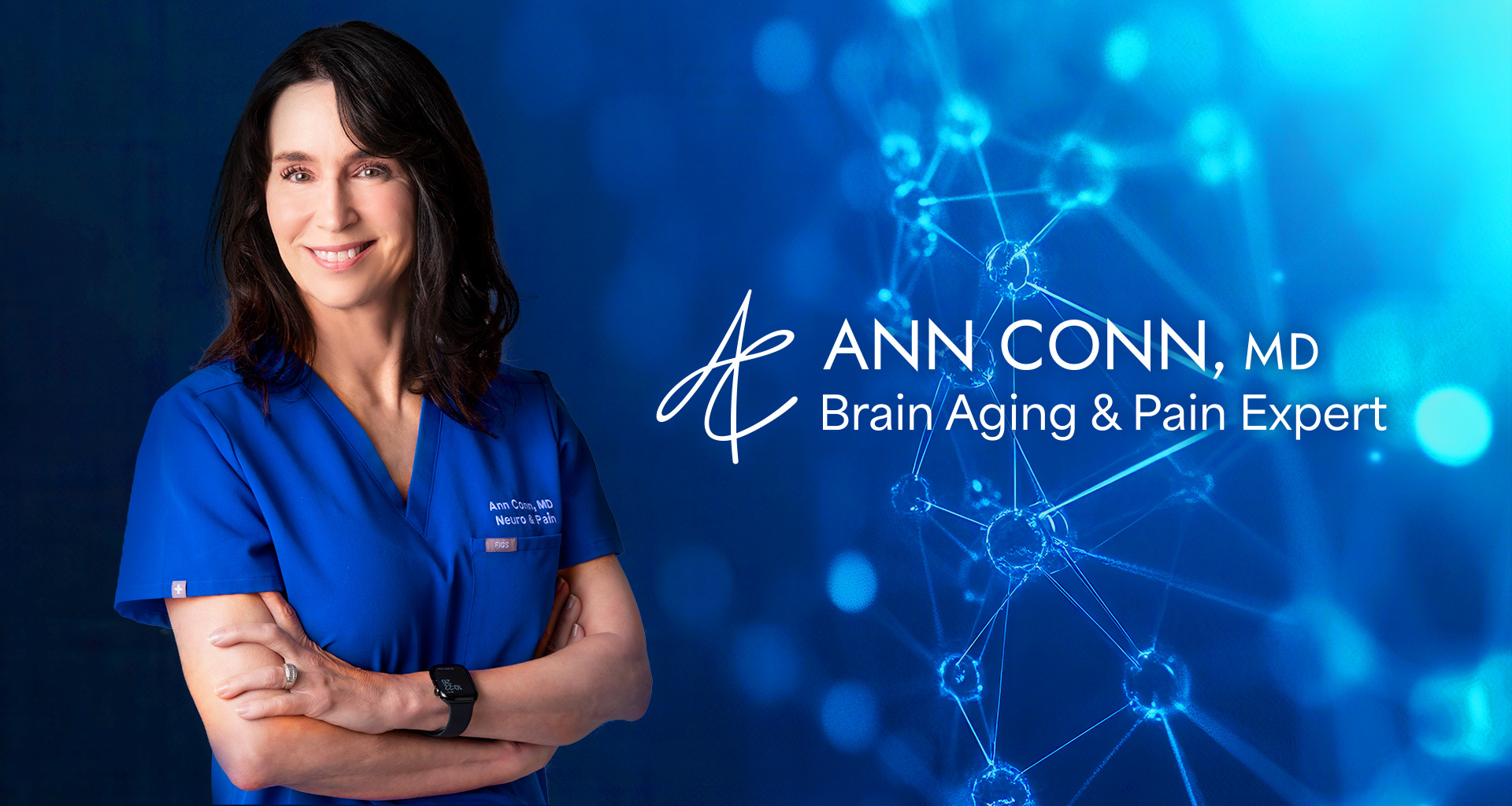 Dr. Ann Conn in Blue Scrubs